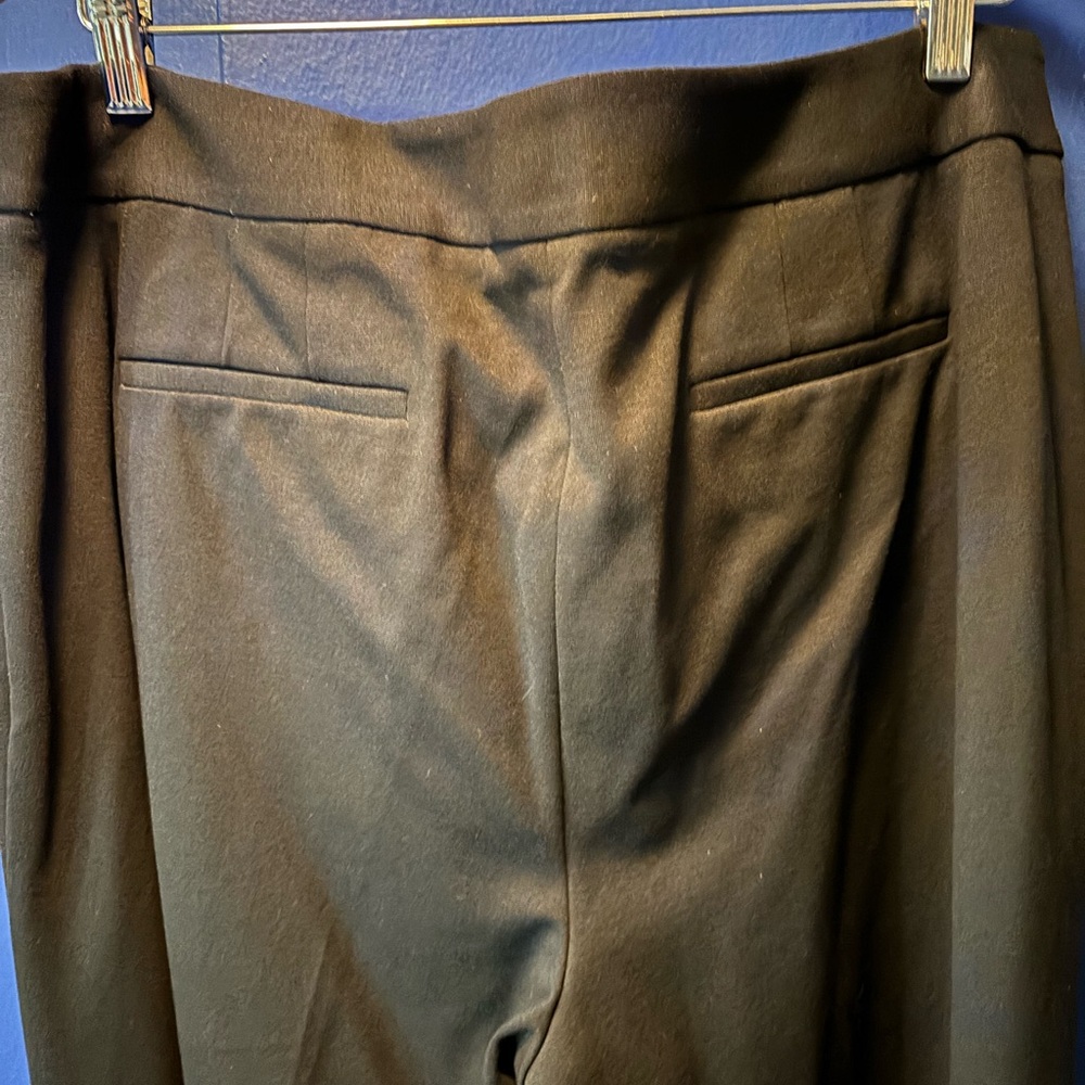 Talbots Italian Knit Suit Jacket & Pants Set Size 16 Black NWOT - Picture 9 of 13